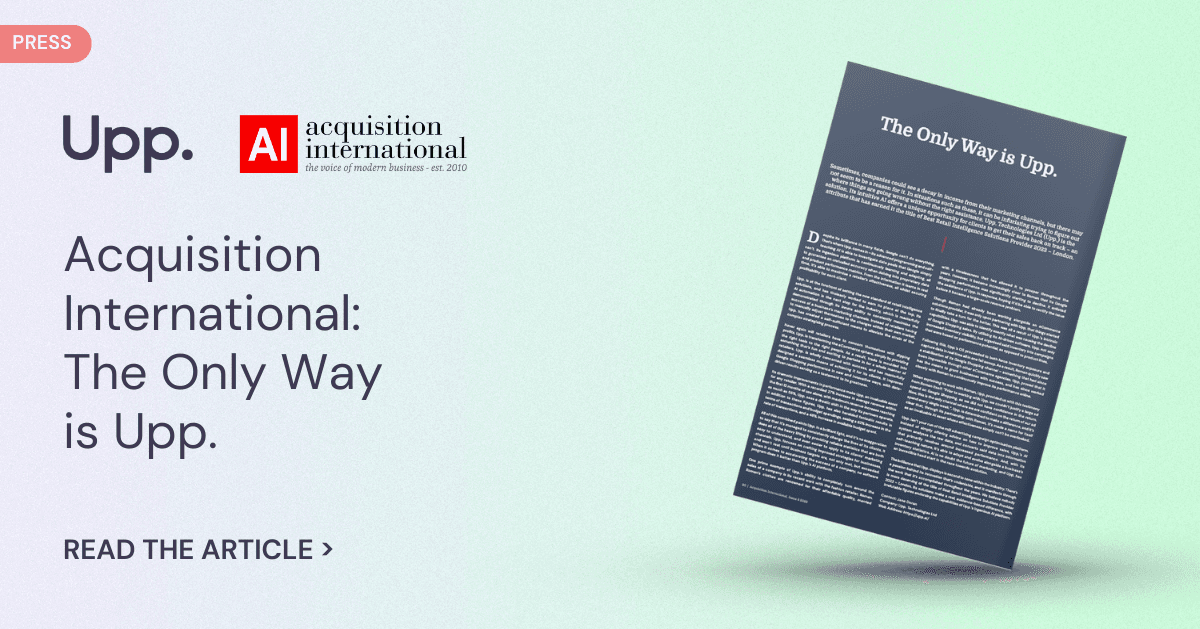 Acquisition International: The Only Way is Upp.